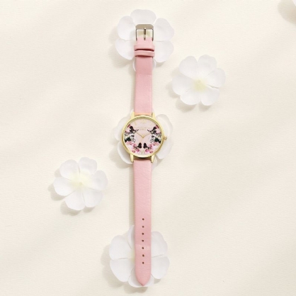 Lvpai Casual Sweet Landscape Pattern Pu Correa De Cuero Reloj De Pulsera Para Mujer Reloj De Cuarzo