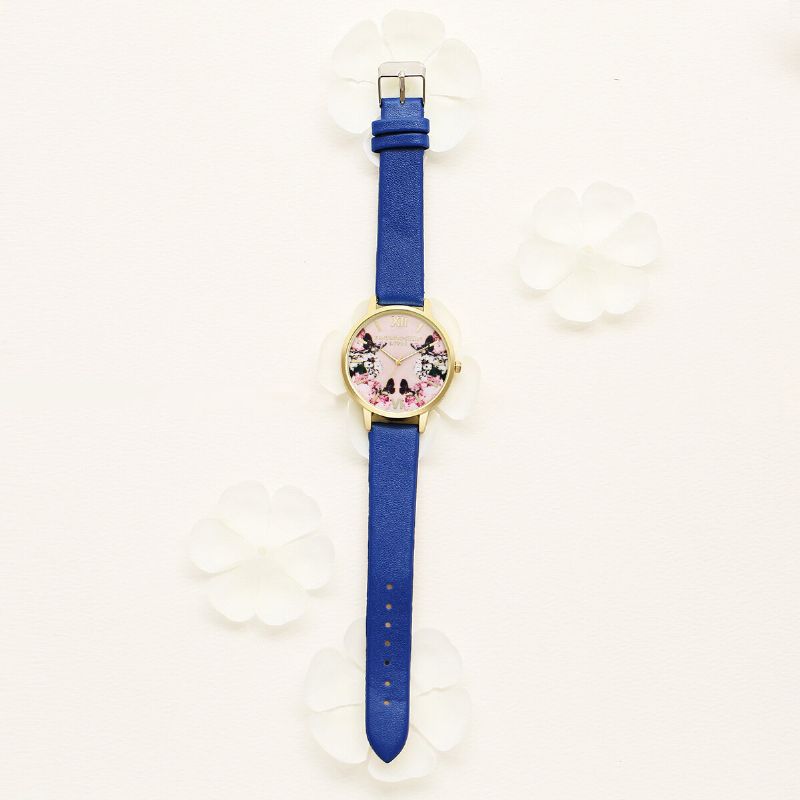 Lvpai Casual Sweet Landscape Pattern Pu Correa De Cuero Reloj De Pulsera Para Mujer Reloj De Cuarzo