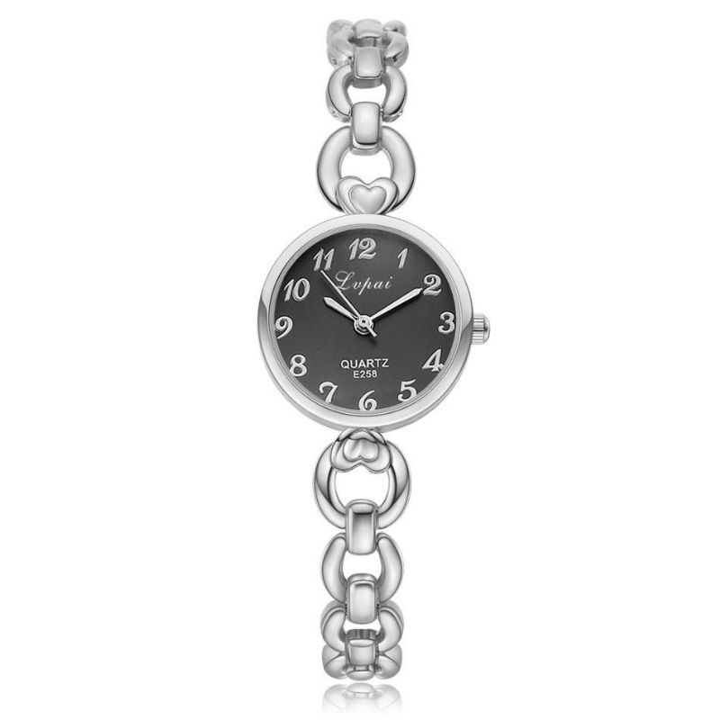 Lvpai Diamante De Imitación Diseño Elegante Reloj De Pulsera Para Mujer Reloj De Cuarzo De Acero Inoxidable