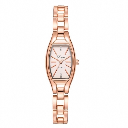 Lvpai Lp104 Reloj De Pulsera De Mujer Elegante De Estilo Único Reloj De Cuarzo Con Banda De Acero