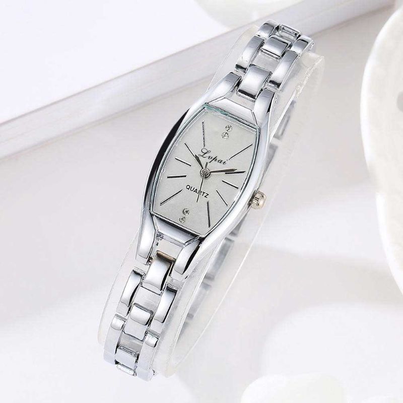 Lvpai Lp104 Reloj De Pulsera De Mujer Elegante De Estilo Único Reloj De Cuarzo Con Banda De Acero