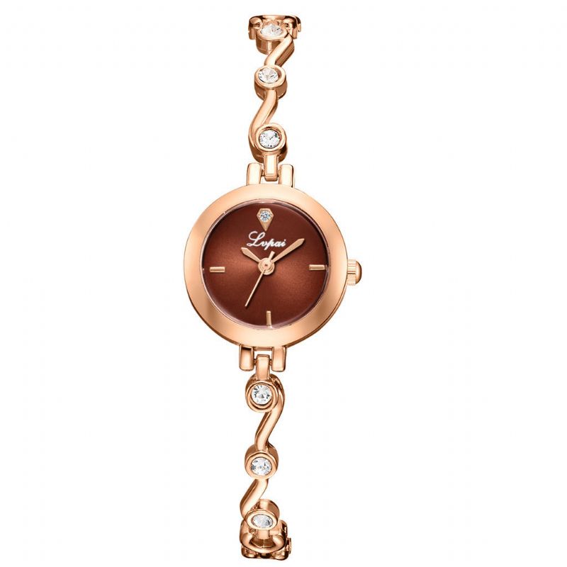 Lvpai P1080 Diseño Elegante Reloj De Pulsera Para Mujer Reloj Relojes De Cuarzo Con Diamantes