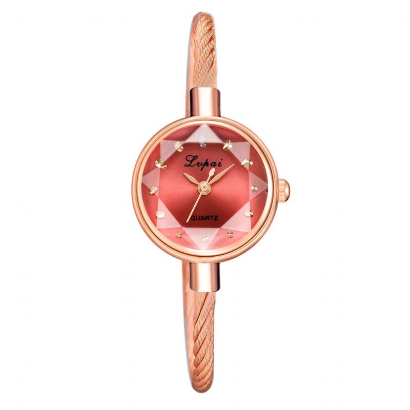 Lvpai P1148 Reloj De Pulsera De Mujer Colorido Deslumbrante Reloj De Cuarzo De Estilo Informal Con Esfera Pequeña