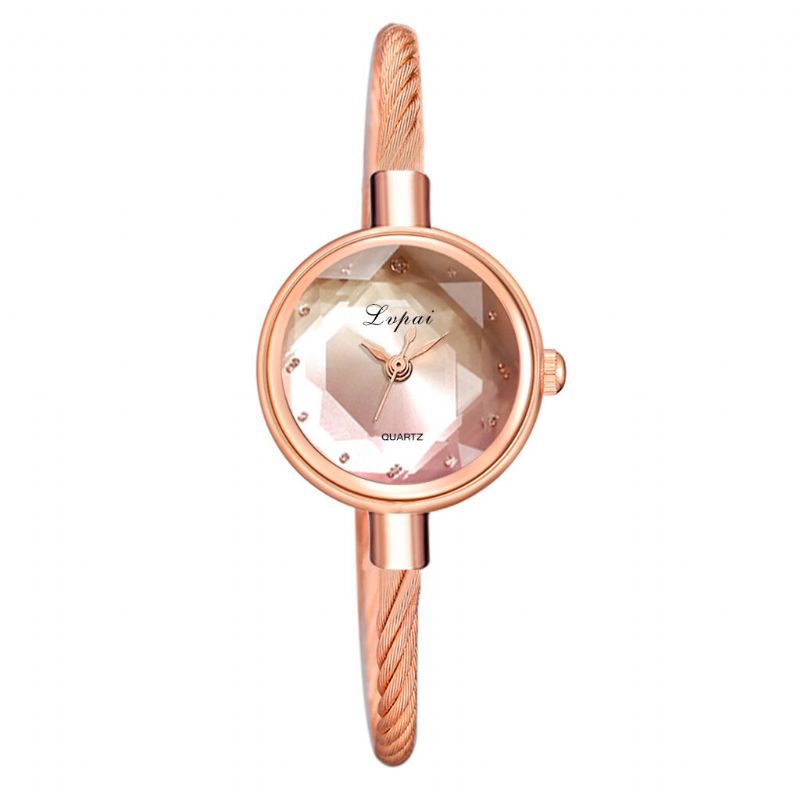 Lvpai P1148 Reloj De Pulsera De Mujer Colorido Deslumbrante Reloj De Cuarzo De Estilo Informal Con Esfera Pequeña