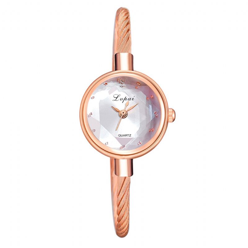 Lvpai P1148 Reloj De Pulsera De Mujer Colorido Deslumbrante Reloj De Cuarzo De Estilo Informal Con Esfera Pequeña