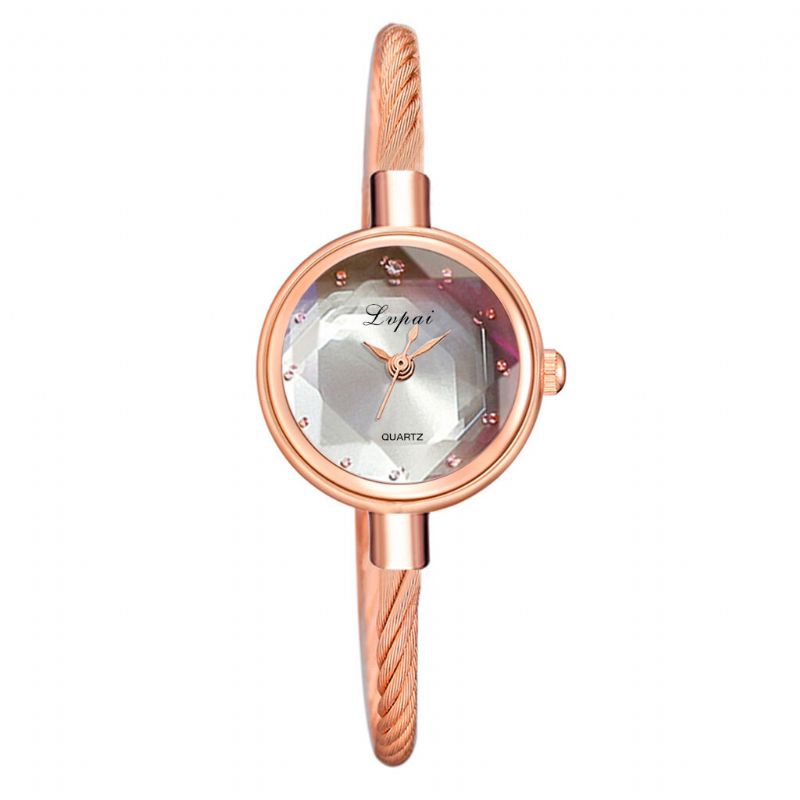 Lvpai P1148 Reloj De Pulsera De Mujer Colorido Deslumbrante Reloj De Cuarzo De Estilo Informal Con Esfera Pequeña