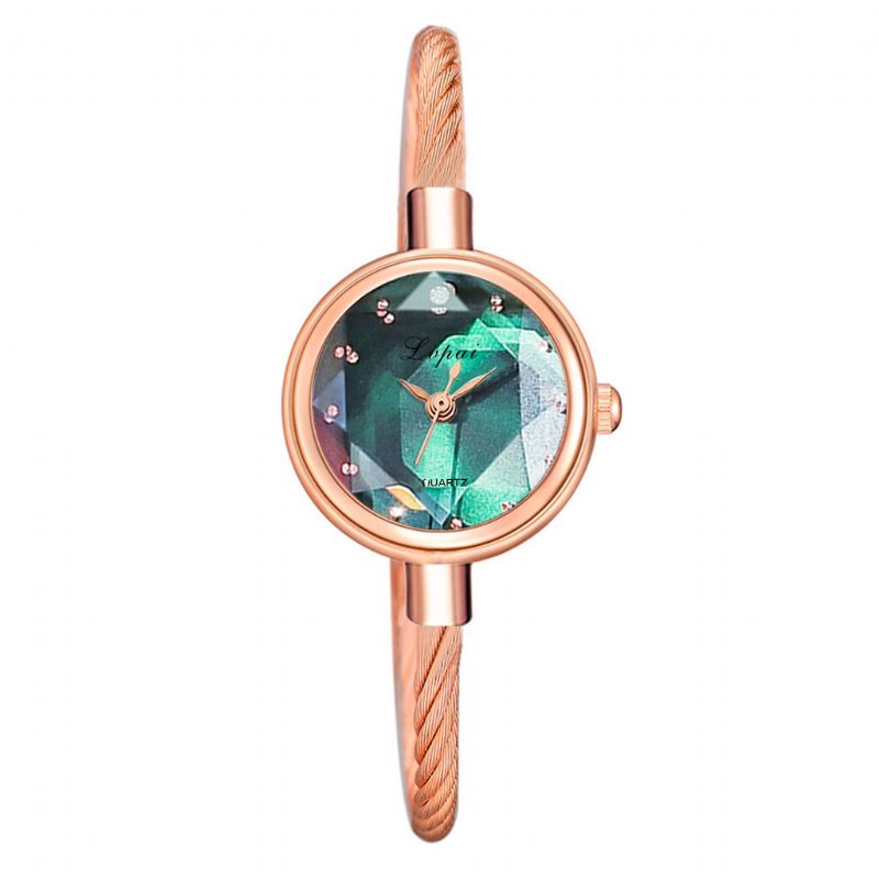 Lvpai P1148 Reloj De Pulsera De Mujer Colorido Deslumbrante Reloj De Cuarzo De Estilo Informal Con Esfera Pequeña