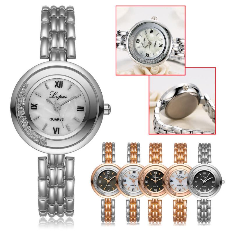 Lvpai P139 Estilo Casual Diseño Ultra Delgado Reloj De Pulsera Para Mujer Relojes De Cuarzo De Acero Completo