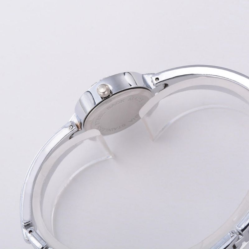 Lvpai P282 Reloj De Pulsera De Diamantes De Cristal Para Mujer Relojes De Cuarzo De Estilo Casual De Acero Completo