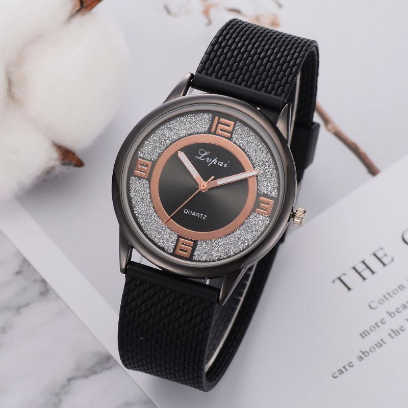 Lvpai P732 Reloj De Pulsera De Mujer De Diseño Elegante De Oro Rosa Reloj De Cuarzo Analógico De Moda