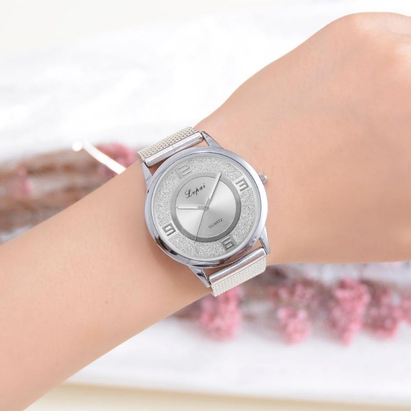 Lvpai P732 Reloj De Pulsera De Mujer De Diseño Elegante De Oro Rosa Reloj De Cuarzo Analógico De Moda