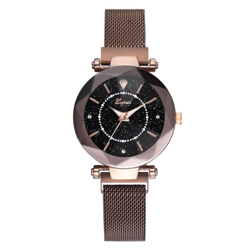 Lvpai P833 Star Dial Shining Unique Design Reloj De Pulsera Para Mujer Relojes De Cuarzo De Acero Completo