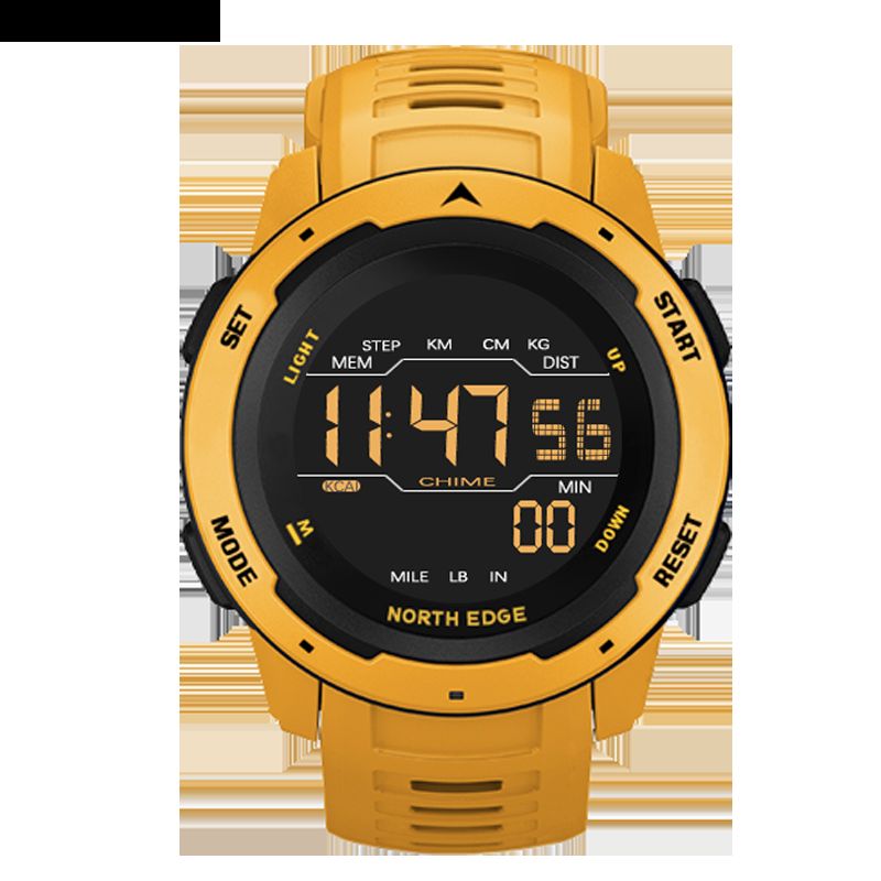 Mars Alarm Podometer Countdown Sport Watch 50m Reloj Digital Con Pantalla Fstn Impermeable