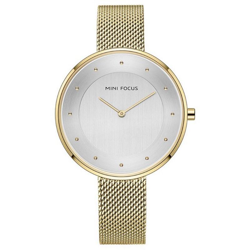 Mini Focus Mf0179l Reloj De Pulsera De Acero Completo Para Mujer Relojes De Cuarzo De Moda De Lujo