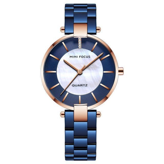 Mini Focus Mf0224l Vestido Elegante Reloj Analógico Correa De Metal Reloj De Moda Para Mujer Reloj De Cuarzo