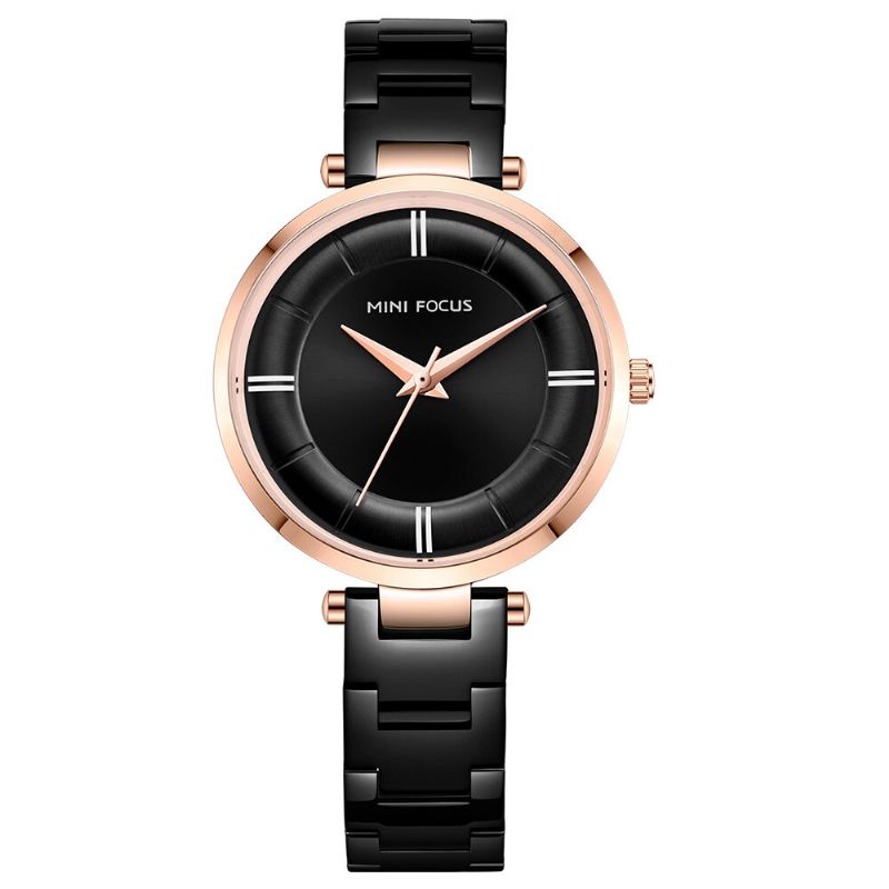 Mini Focus Mf0235l Reloj De Pulsera De Acero Inoxidable De Diseño Informal Para Mujer Reloj De Cuarzo Para Mujer