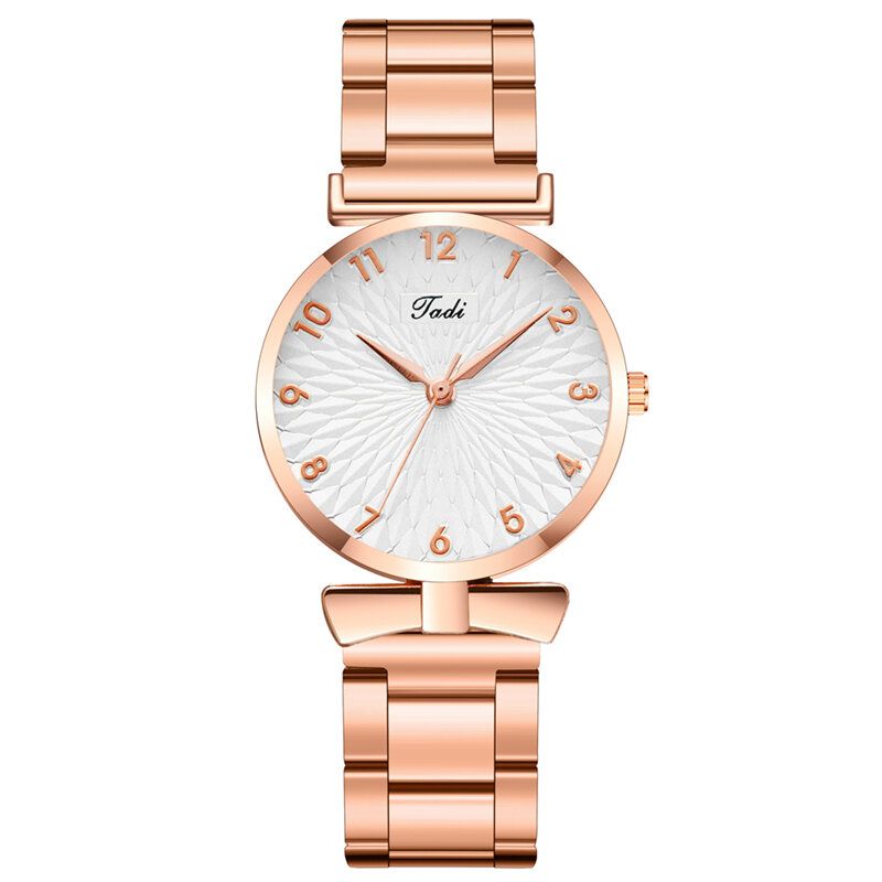 Moda Casual Mujer Reloj De Pulsera Aleación Reloj De Pulsera Pulsera Relojes De Cuarzo A Prueba De Agua