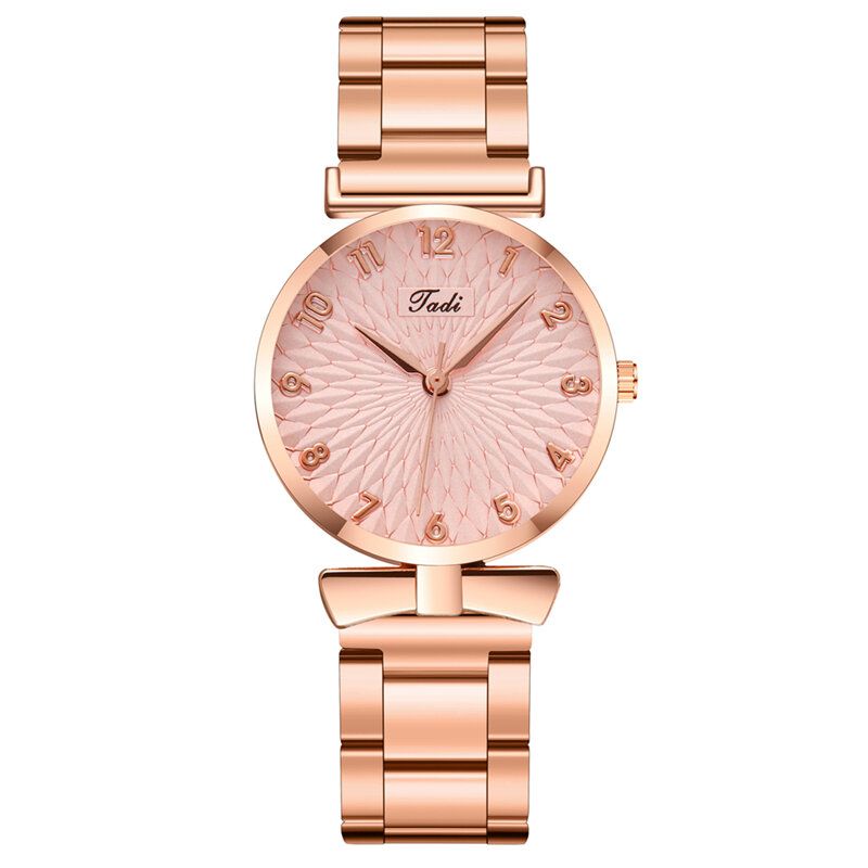 Moda Casual Mujer Reloj De Pulsera Aleación Reloj De Pulsera Pulsera Relojes De Cuarzo A Prueba De Agua