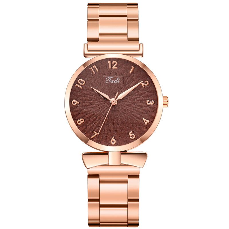 Moda Casual Mujer Reloj De Pulsera Aleación Reloj De Pulsera Pulsera Relojes De Cuarzo A Prueba De Agua