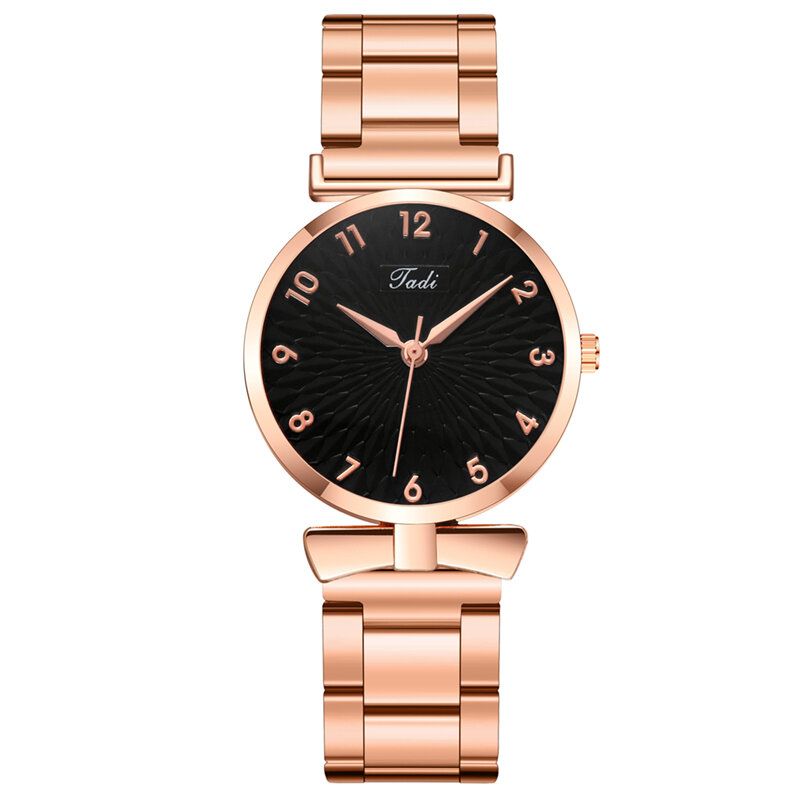 Moda Casual Mujer Reloj De Pulsera Aleación Reloj De Pulsera Pulsera Relojes De Cuarzo A Prueba De Agua