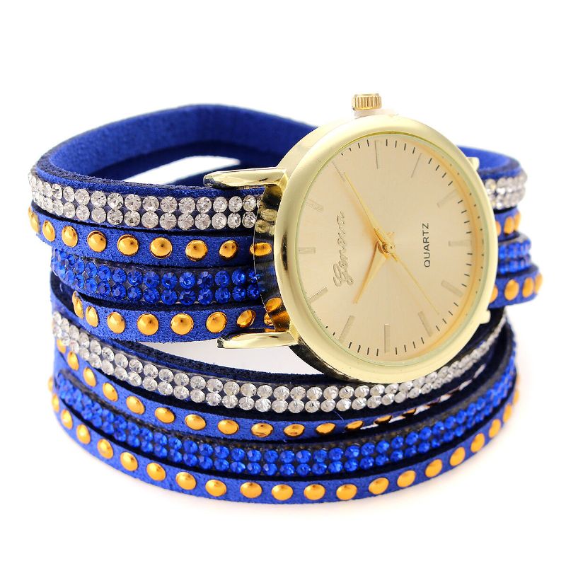 Pulsera Circular De Moda Reloj De Mujer Con Diamantes Reloj De Cuarzo