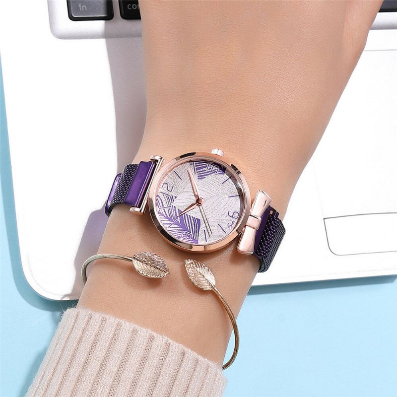 Rebirth 440 Reloj De Pulsera De Estilo Casual Para Mujer Reloj De Cuarzo De Acero Completo De Moda