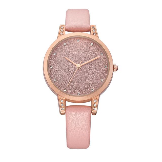 Rebirth Re018 Rhinestone Diseño Elegante Reloj De Pulsera Para Mujer Reloj De Cuarzo Con Caja De Oro Rosa