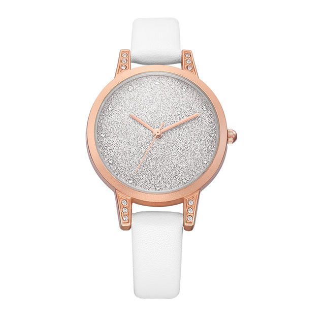 Rebirth Re018 Rhinestone Diseño Elegante Reloj De Pulsera Para Mujer Reloj De Cuarzo Con Caja De Oro Rosa