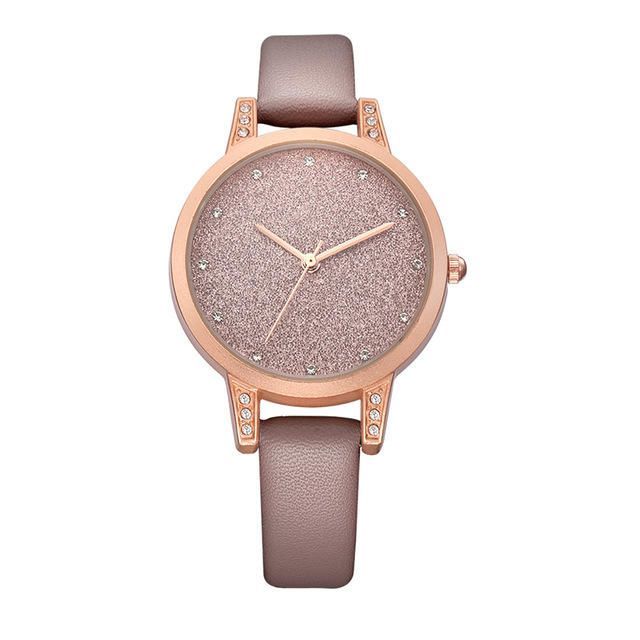 Rebirth Re018 Rhinestone Diseño Elegante Reloj De Pulsera Para Mujer Reloj De Cuarzo Con Caja De Oro Rosa