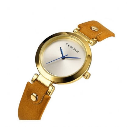 Rebirth Re024 Reloj De Pulsera De Mujer De Estilo Simple Relojes De Cuarzo De Diseño Elegante