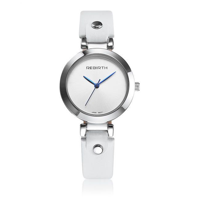 Rebirth Re024 Reloj De Pulsera De Mujer De Estilo Simple Relojes De Cuarzo De Diseño Elegante