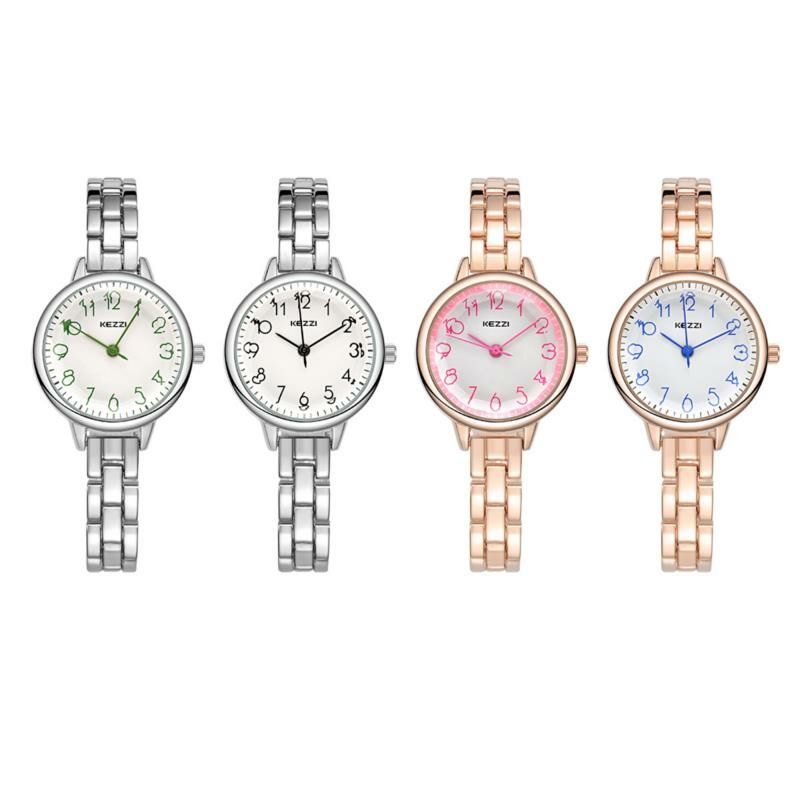 Reloj De Cuarzo Con Esfera De Colores De Moda Para Mujer Reloj Elegante Con Pulsera Para Mujer