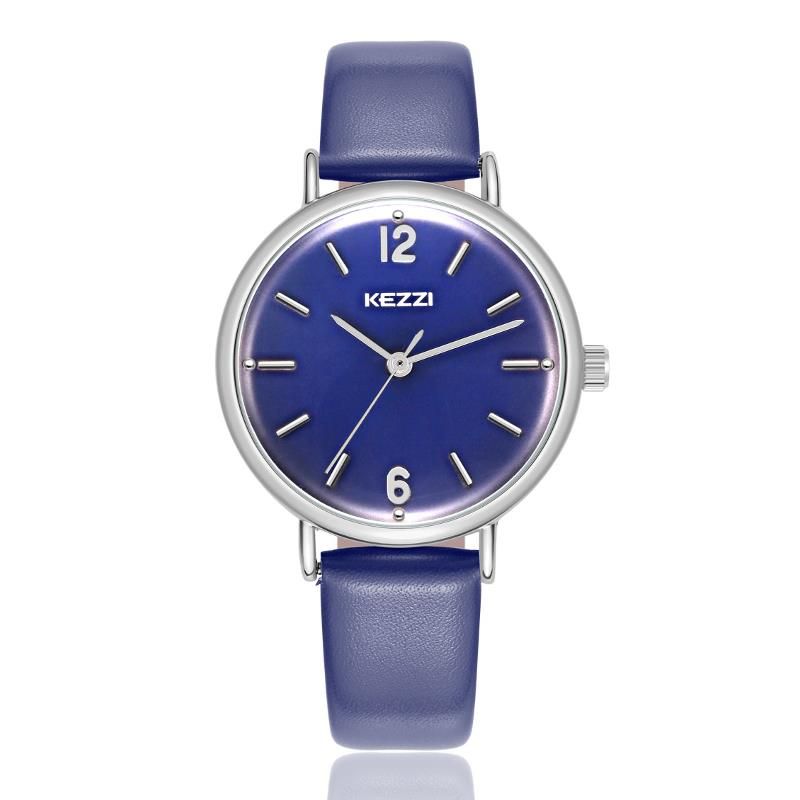 Reloj De Cuarzo Para Mujer Con Correa De Cuero Y Estilo Simple A La Moda