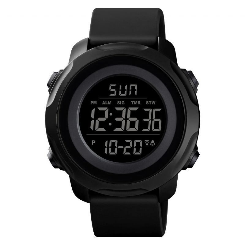 Reloj Deportivo Al Aire Libre Para Hombre Esfera Grande 50m Alarma Impermeable Calendario Luminoso Reloj Digital Multifunción