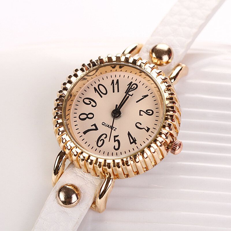 Reloj De Mujer De Tres Perlas De Moda Reloj De Vestir Para Mujer Reloj De Pulsera De Cuarzo