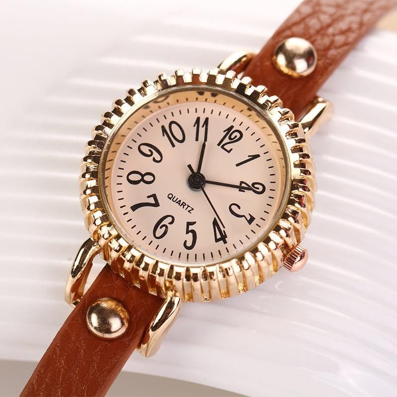 Reloj De Mujer De Tres Perlas De Moda Reloj De Vestir Para Mujer Reloj De Pulsera De Cuarzo