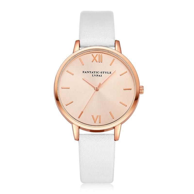 Reloj De Pulsera De Cuarzo Con Correa De Cuero De Pu De Estilo Casual Reloj De Pulsera De Kladies