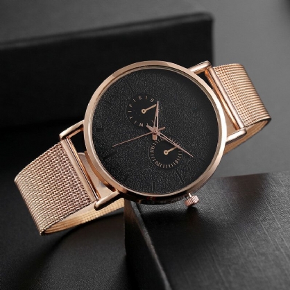 Relojes Deportivos De Moda Para Hombre Caja De Aleación Completa Esfera Mate Cronógrafo Impermeable Reloj De Cuarzo