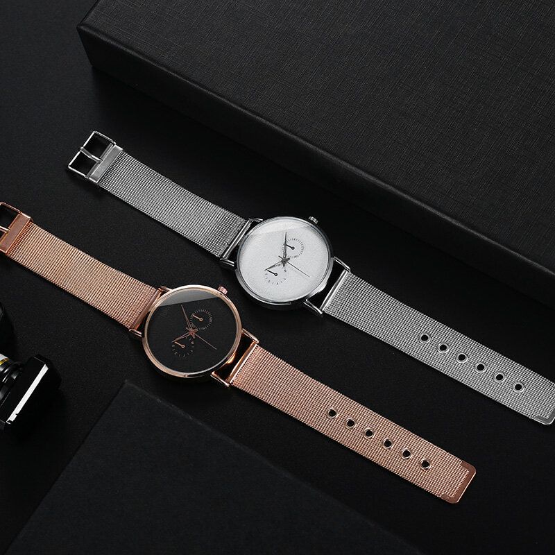 Relojes Deportivos De Moda Para Hombre Caja De Aleación Completa Esfera Mate Cronógrafo Impermeable Reloj De Cuarzo