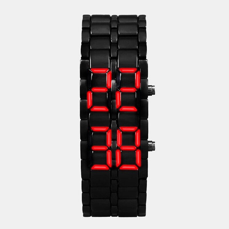 Relojes De Pulsera Digitales Impermeables Con Pantalla Led Binaria Reloj De Pareja