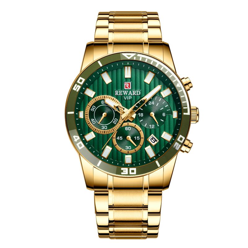 Reward Rd81009m Reloj De Moda Para Hombre Reloj De Cuarzo Resistente Al Agua Con Pantalla De Fecha Luminosa