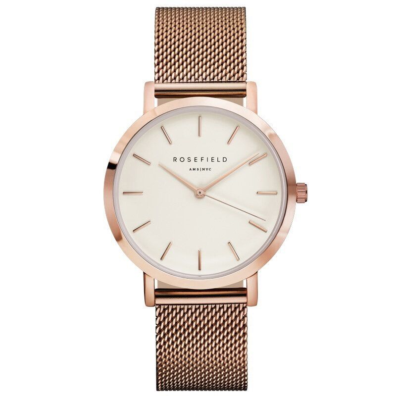 Rosefield 726 Reloj Casual De Cuarzo Para Mujer Con Correa De Acero Inoxidable