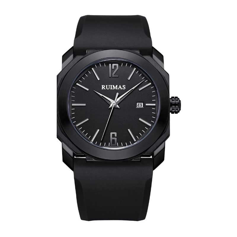 Ruimas 525 Reloj Casual Para Hombre Reloj De Cuarzo Con Pantalla De Fecha Impermeable 3atm