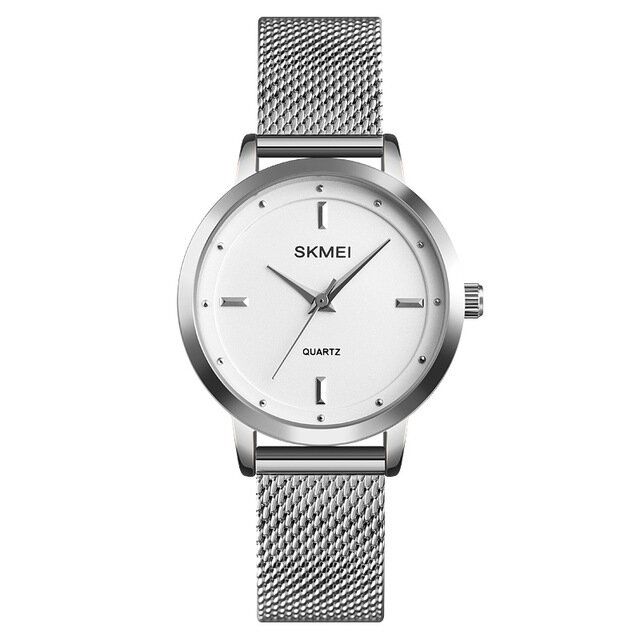 Skemi 1528 Correa De Acero Inoxidable Estilo Casual Moda Impermeable Relojes De Pulsera Reloj De Cuarzo