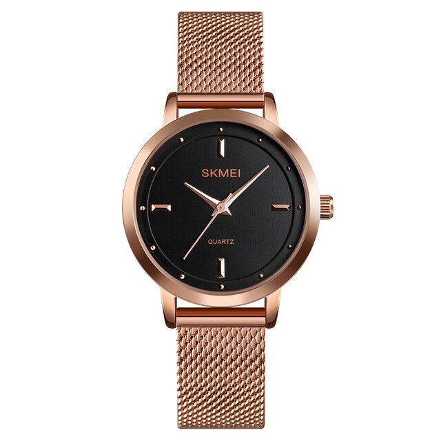 Skemi 1528 Correa De Acero Inoxidable Estilo Casual Moda Impermeable Relojes De Pulsera Reloj De Cuarzo