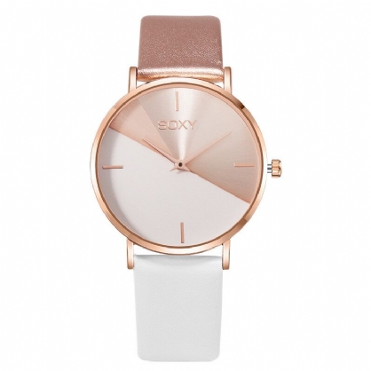 Soxy 0165 Reloj De Pulsera Con Esfera Grande Para Mujer Reloj De Cuarzo De Moda Creativa