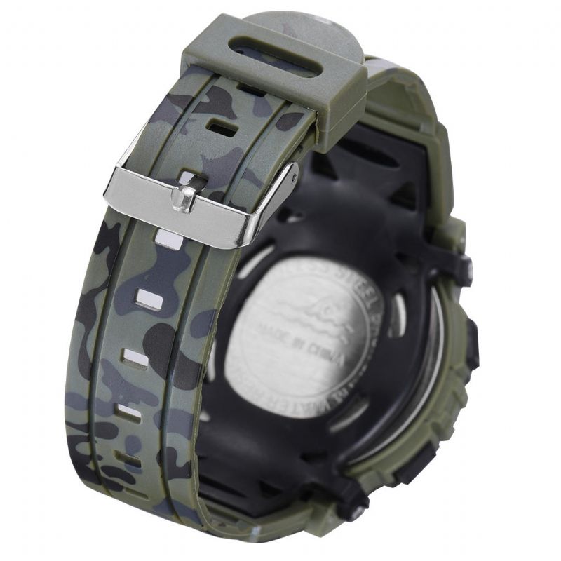 Synoke 9035 Reloj Digital Deportivo De Camuflaje Luminoso Colorido Led Para Niños