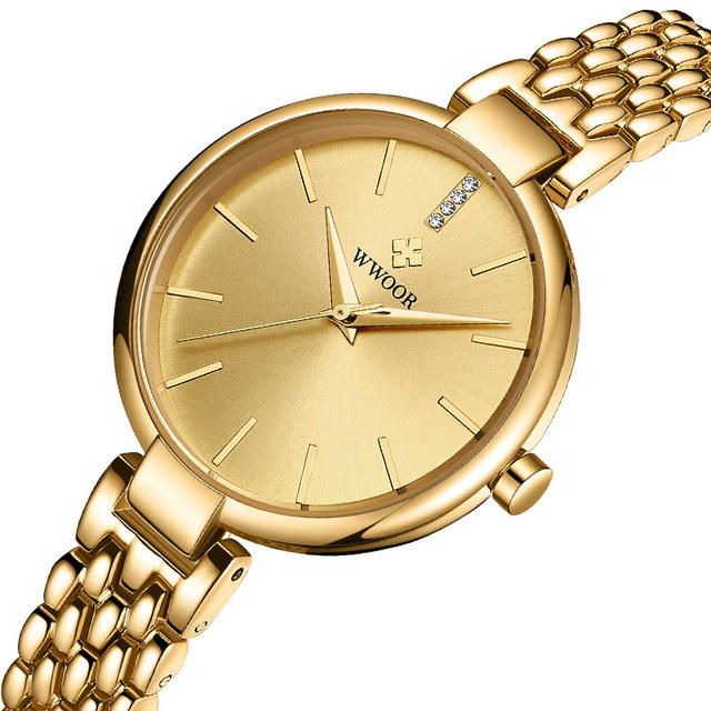 Wwoor 8865 Reloj De Pulsera De Vestir De Moda Para Mujer Reloj De Regalo Reloj De Cuarzo