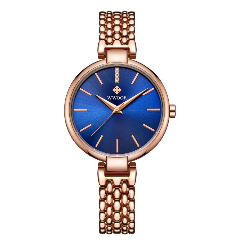 Wwoor 8865 Reloj De Pulsera De Vestir De Moda Para Mujer Reloj De Regalo Reloj De Cuarzo