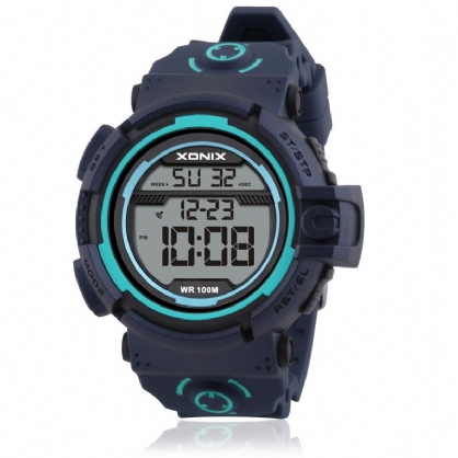 Xonix Nu 100m Pantalla Luminosa A Prueba De Agua Reloj Despertador De Cuenta Regresiva Reloj Digital Para Hombres